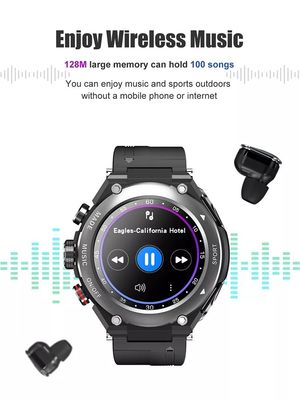 血圧TWS イヤホン スマートウォッチ防水ECGのモニタースマートウォッチ
