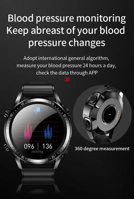 Full Touch Screen TWS Earbuds Smartwatch Ip67 Waterproof Health Smart Ecg Watch