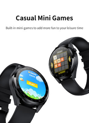HD 210mAh Mens Sport Touchscreen Bluetooth Call Smartwatch 1.36''