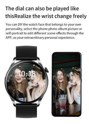 L18 Sport Round Shape Smartwatch 1.28 &quot;Color Health GPS Fitness Smartwatch
