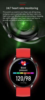 L18 Round Shape Smartwatch OEM Customized Tracker Waterproof Heart Rate Monitor Watch