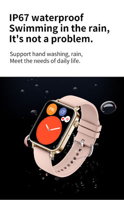 1.69&quot; TFT Round Screen IP67 Bluetooth Calling Smartwatch With Water Reminder Android IOS