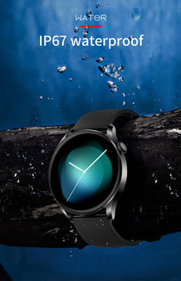IP67 Waterproof Round Shape Smartwatch ECG Monitor Watch IOS Android
