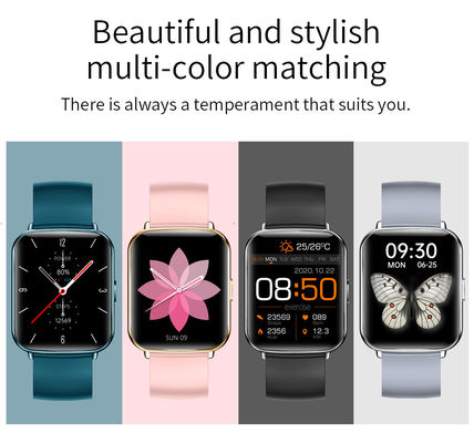 IP68 مقاوم للماء فائق النحافة الجسم Smartwatch 1.69 بوصة Smart Fit متعددة الوظائف