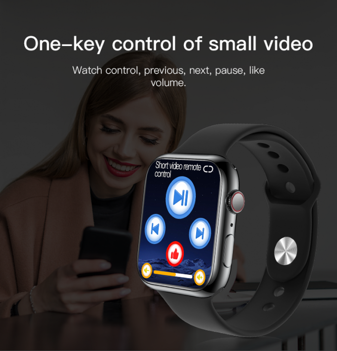 D8 Max Smartwatch Big Screen Bluetooth Call Wireless Charging Mobile